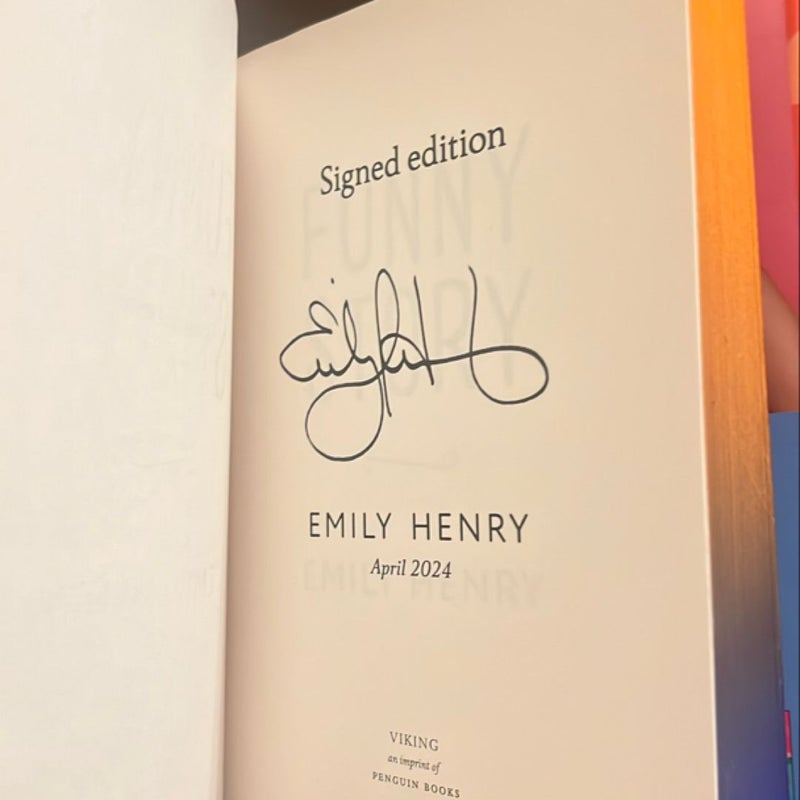 Funny Story (Signed Waterstones Edition - Sprayed Edges)