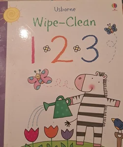 Usborne Wipe Clean 1,2,3