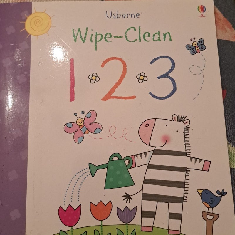 Usborne Wipe Clean 1,2,3