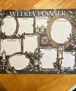 Bookish Weekly Planner Notepad 