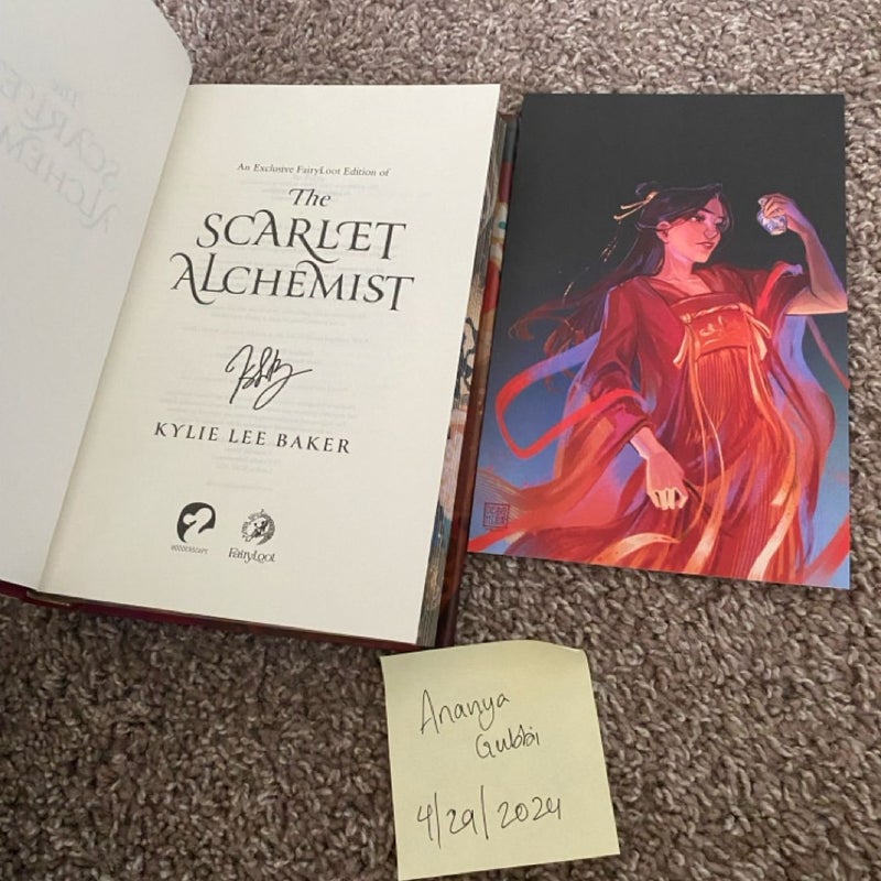 Fairyloot Scarlet Alchemist