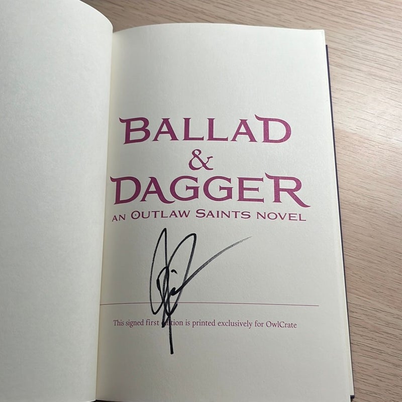 Ballad and Dagger (Owlcrate Signed Edition)