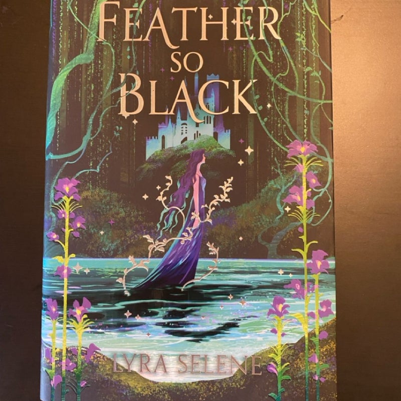 Fairyloot A Feather So Black signed sprayed special edition