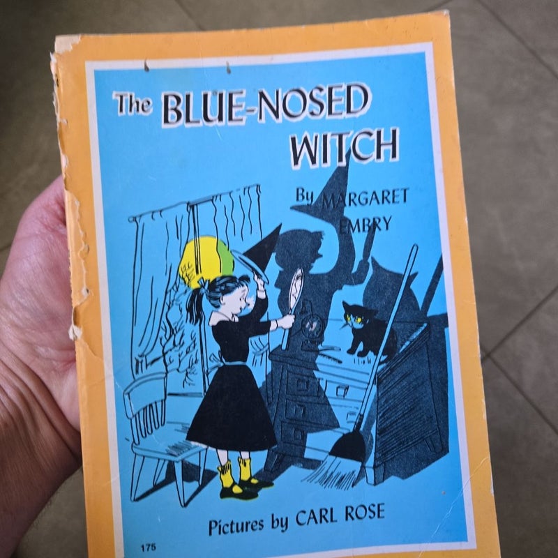 The Blue Nosed Witch paperback 1956 first printing cover has tear see photos 