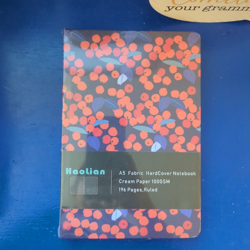 Fabric Floral journal