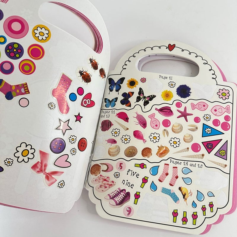My Pretty Pink Sticker and Doodling Purse