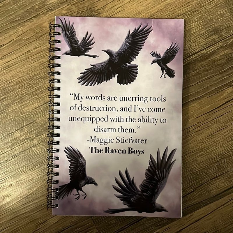 The Raven Boys Lined Notebook 