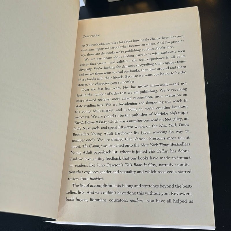 Furyborn Advance Readers Copy Limited edition