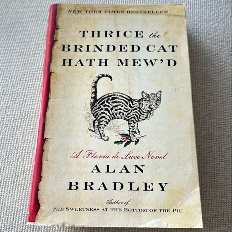 Thrice the Brinded Cat Hath Mew'd