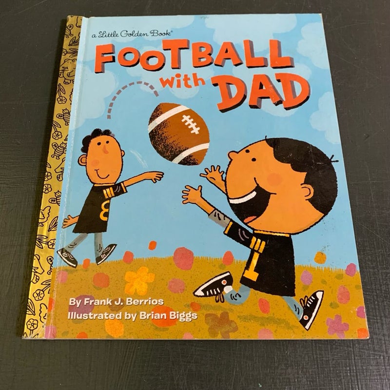 Football with Dad Little Golden Book