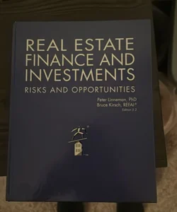 Real Estate Finance and Investments: Risks and Opportunities
