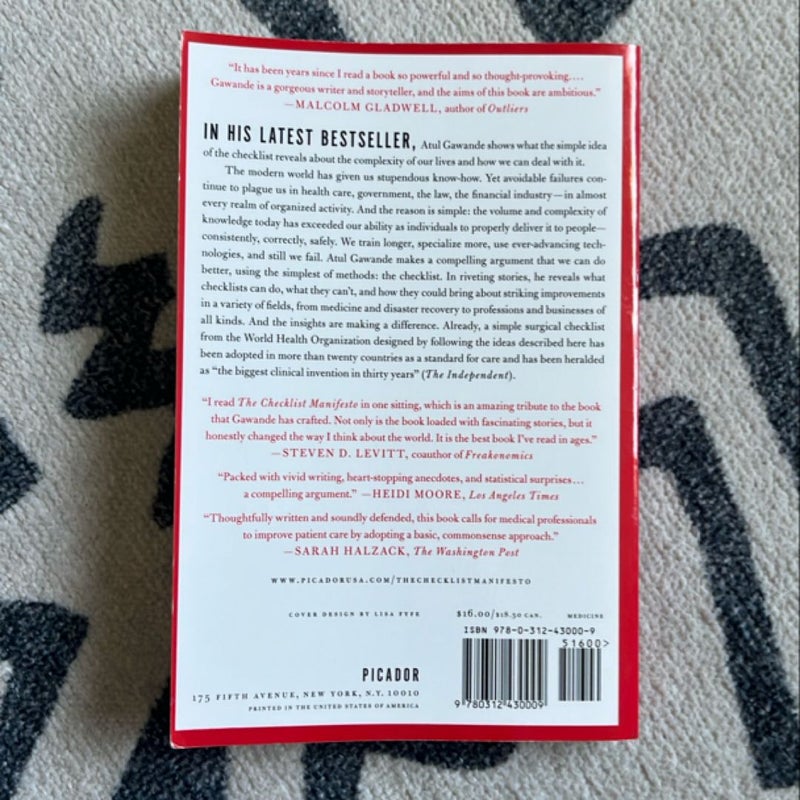 The Checklist Manifesto