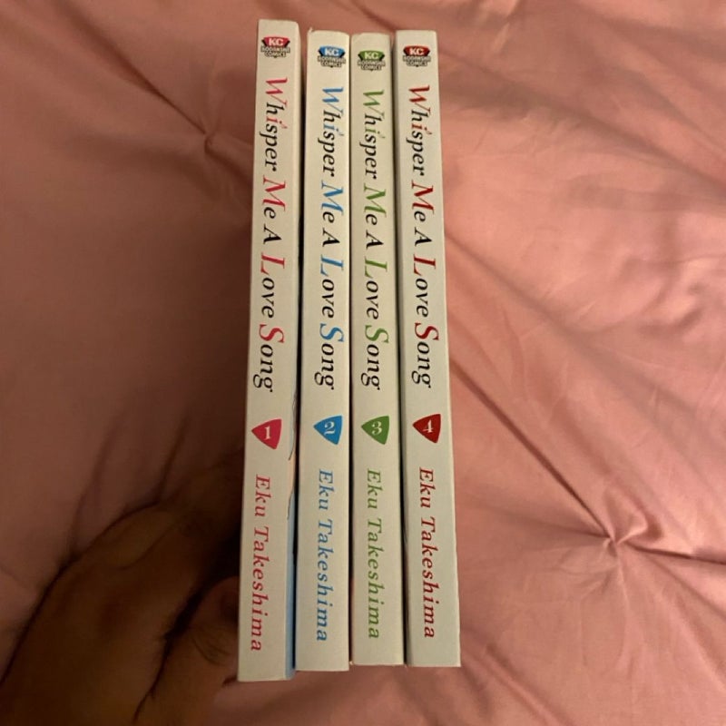 Whisper Me a Love Song manga bundle volumes 1-4 