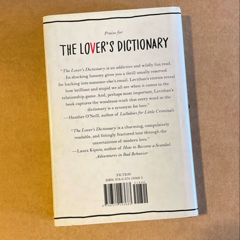 The Lover's Dictionary