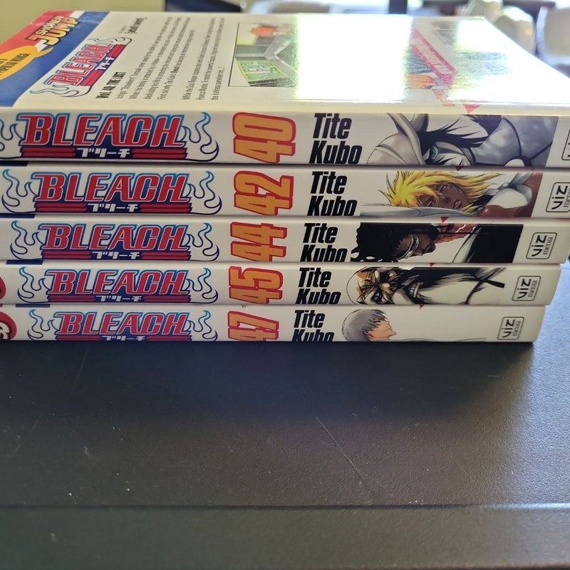 Bleach, Volumes  40, 42, 44, 45, 47 