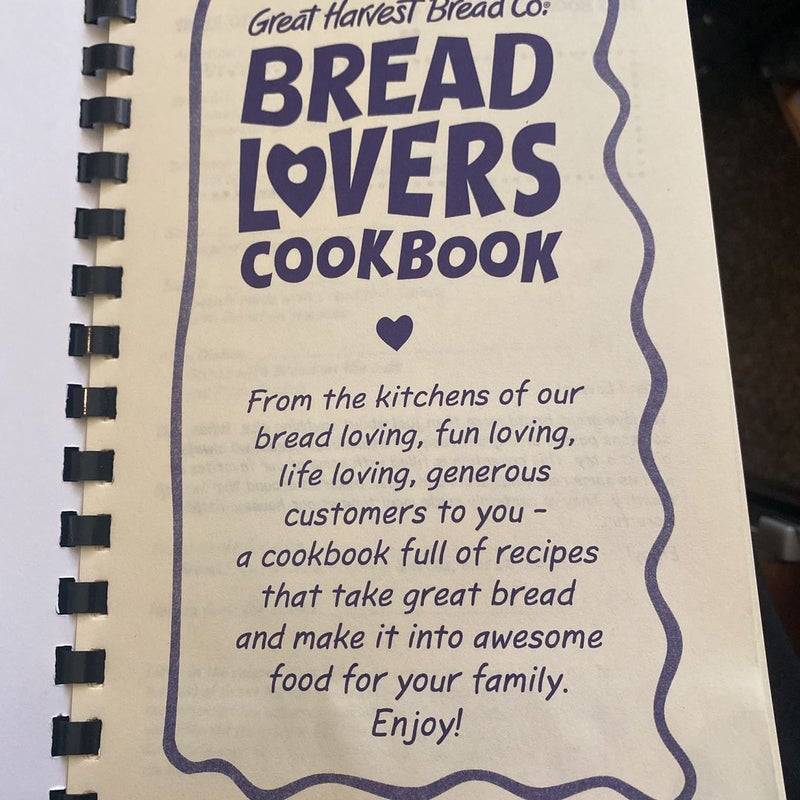 Bread Lovers Cookbook