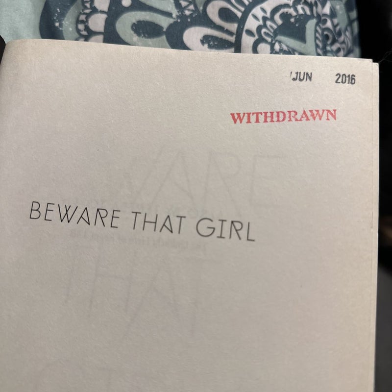 Beware That Girl
