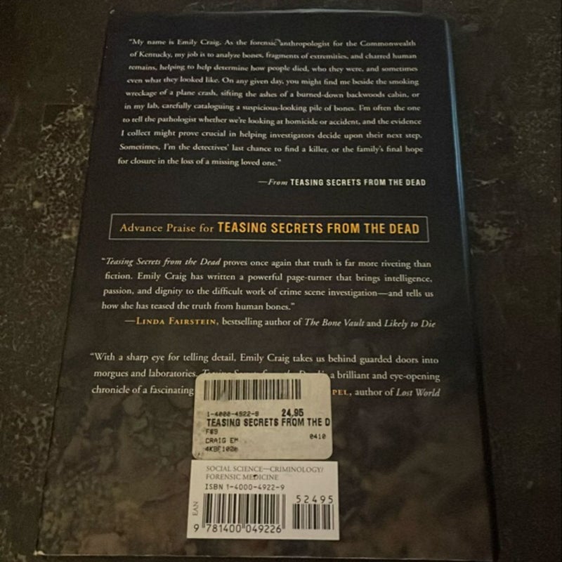 Teasing Secrets from the Dead Signed Copy 