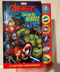 Marvel book action sounds calling all heros