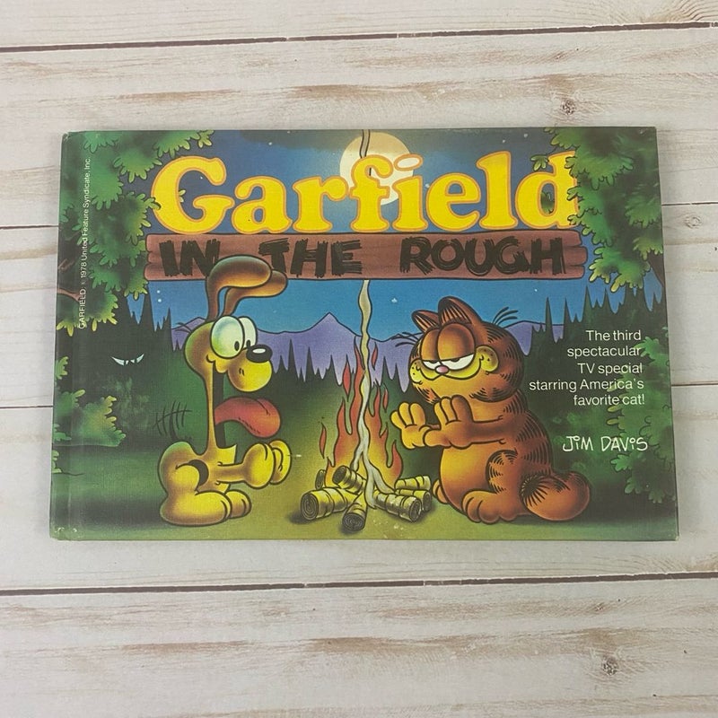 Garfield In The Rough Comic Book By Jim Davis 1984 1st Ed 1st Printing Hardcover
