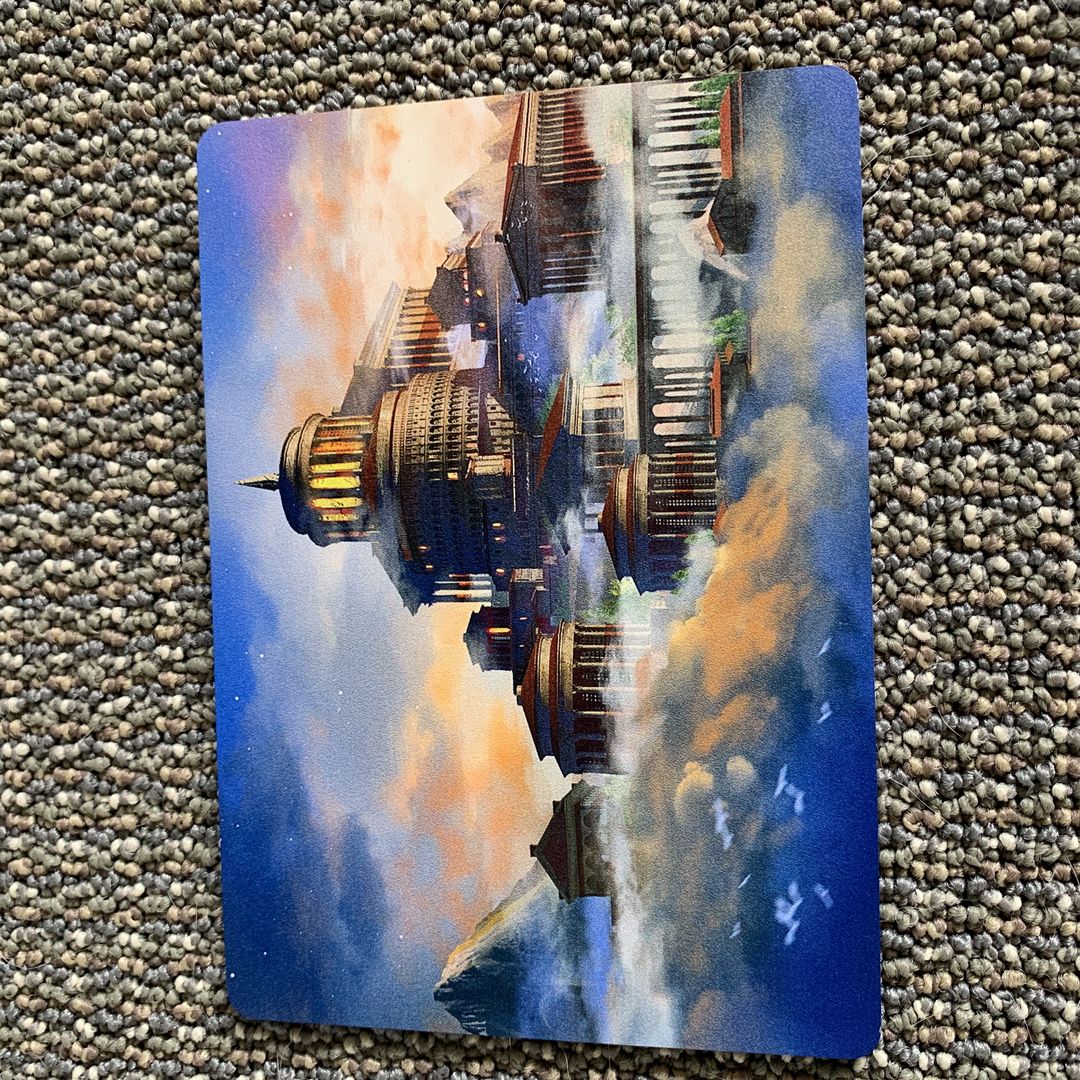 Fairyloot Mount Olympus Wooden Postcard