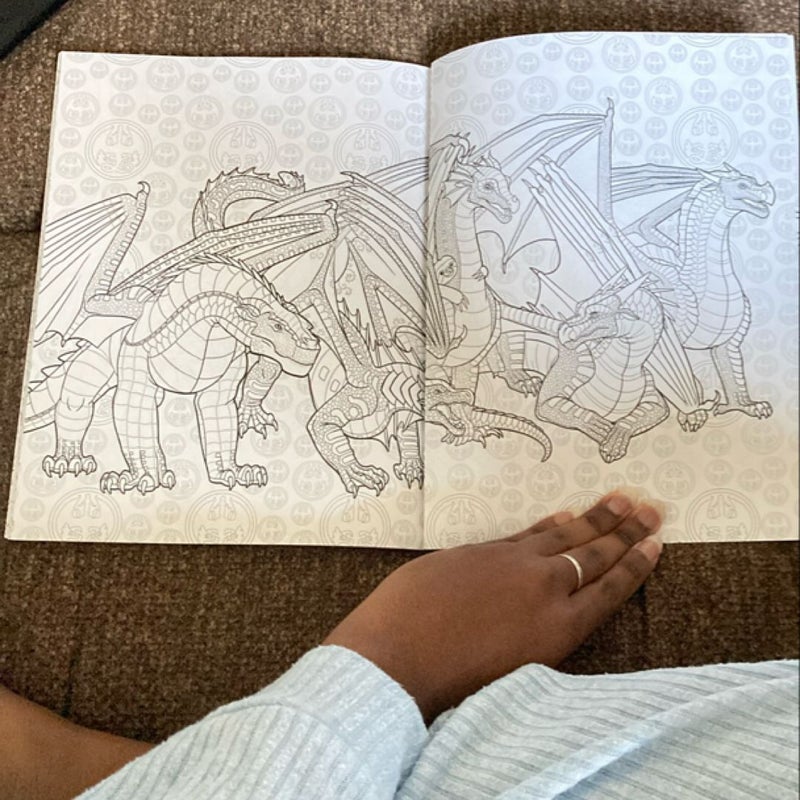 Official Wings of Fire Coloring Book