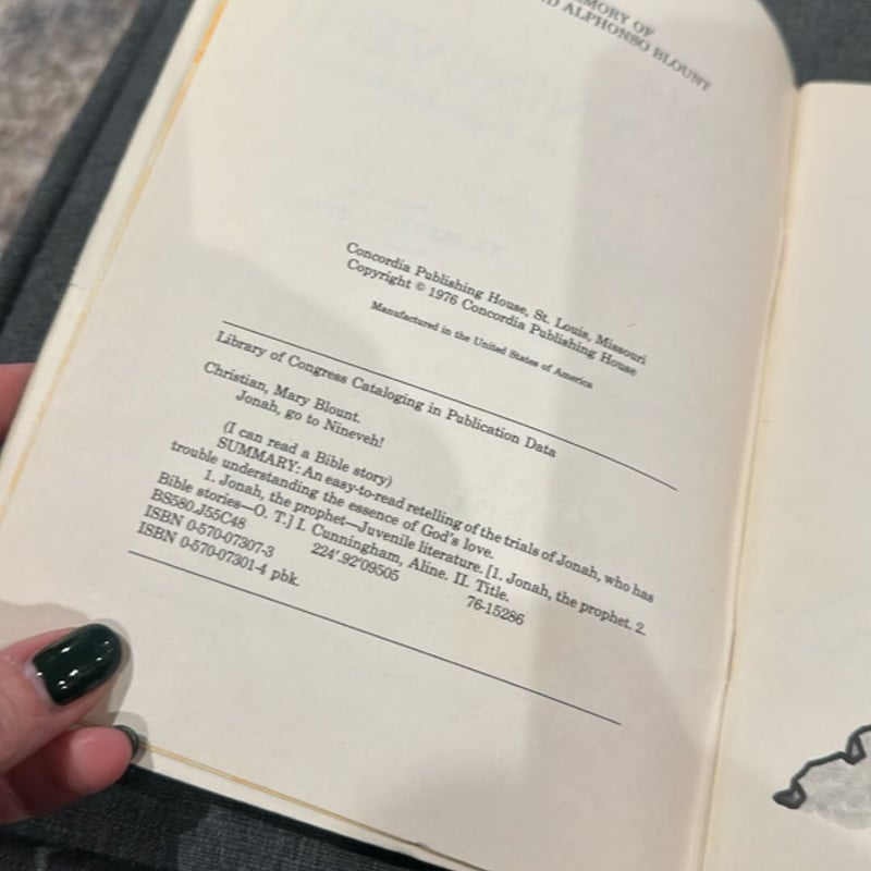 Jonah, Go to Nineveh!