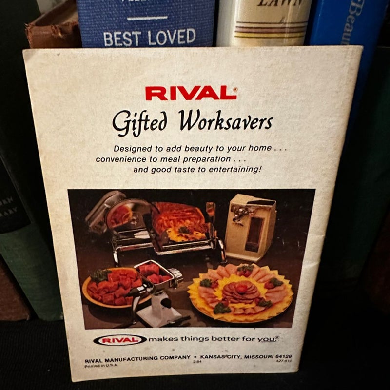 Rival Crockpot Slow Cooker Cookbook Booklet Recipes Manual Vintage 1981 PB