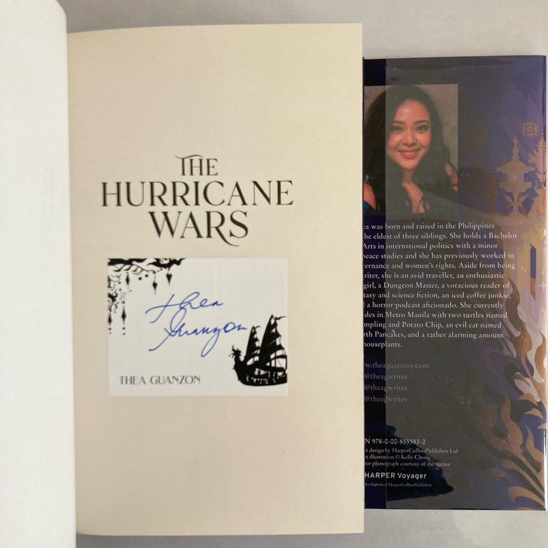 The Hurricane Wars Waterstones SIGNED Edition 