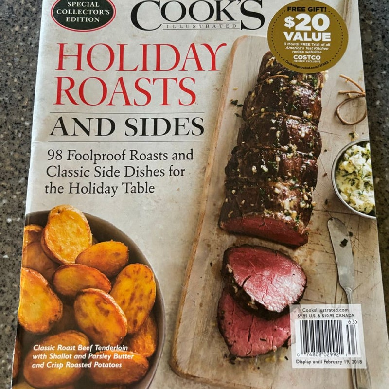 Cooks holiday roasts, and sides