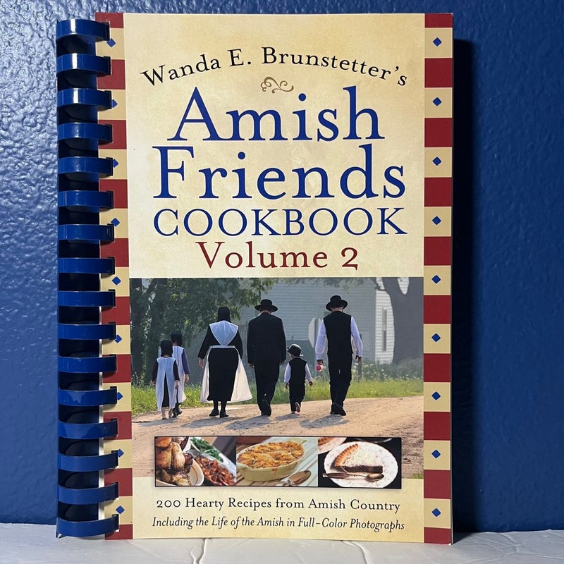 Amish Friends Cookbook Volume 2 Spiral-bound 