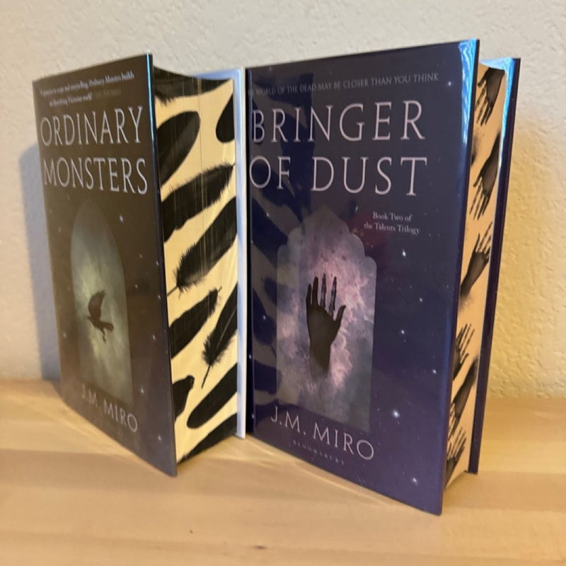 Ordinary Monsters & Bringer of Dust Goldsboro signed numbered 