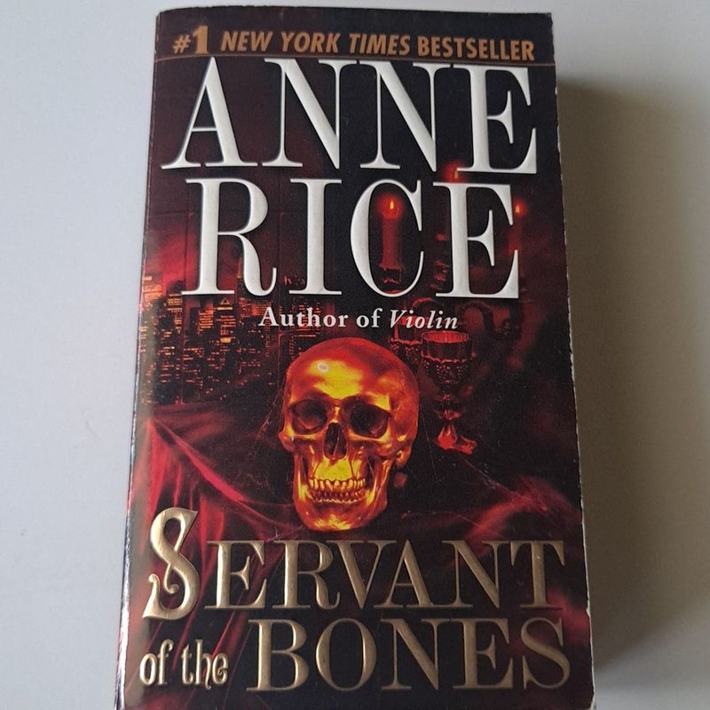 Servant of the Bones by Anne Rice paperback best seller