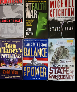 Lot of 6 Mass Market Paperback Military Favorites