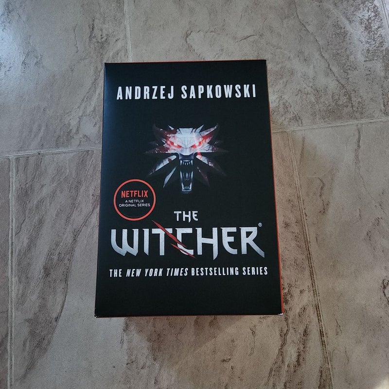 5 Witcher Paperbacks by Andrzej Sapkowksi