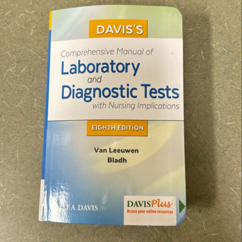 Davis's Comprehensive Manual of Laboratory and Diagnostic Tests with Nursing Implications