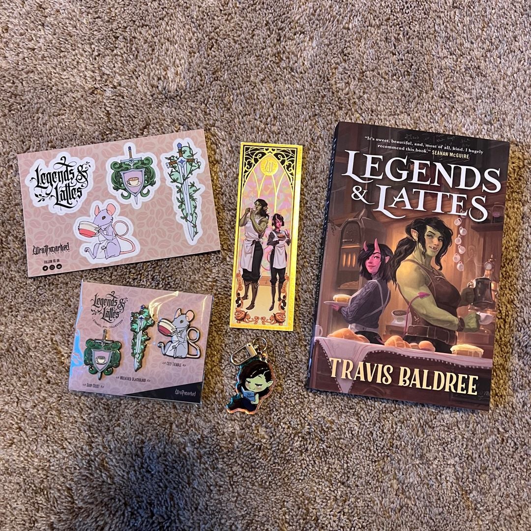 Legends & Lattes: Limited Edition Pin Collection & Bookmark by