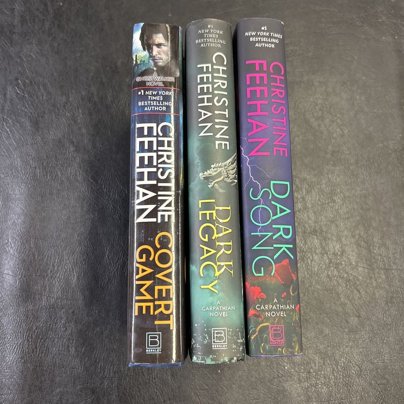 Christine Feehan 3 Hardcover Bundle