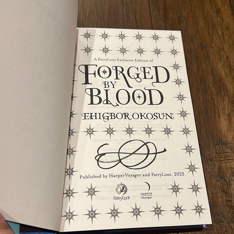 Forged By Blood Fairyloot Edition