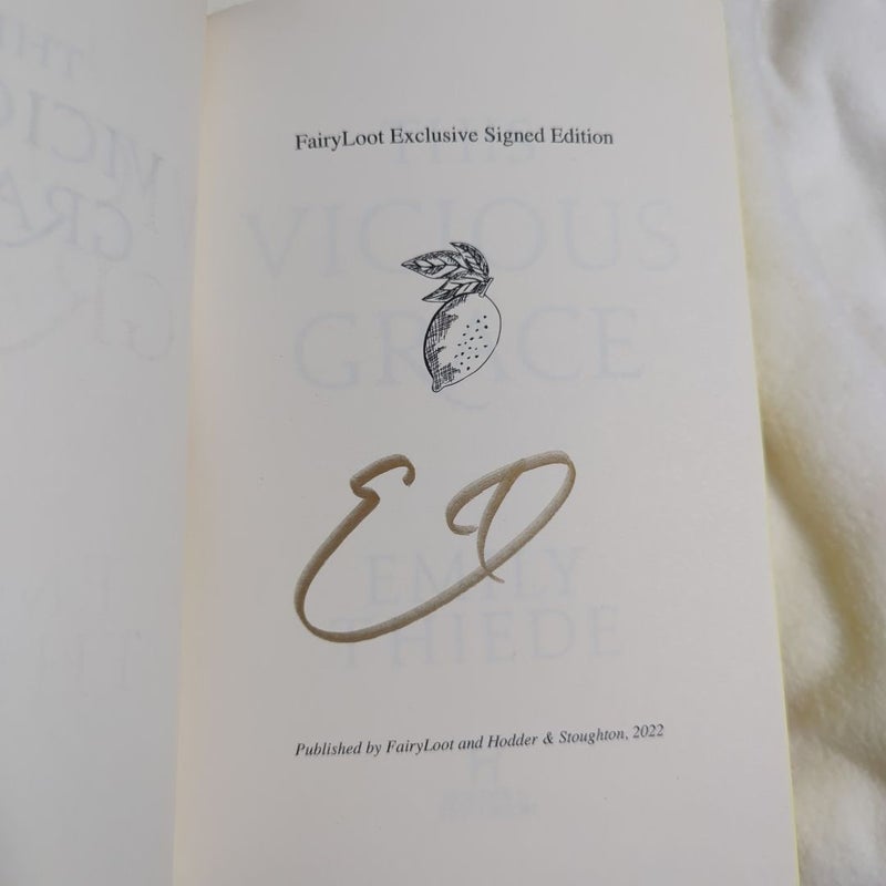 This Vicious Grace *Signed Fairyloot Edition*