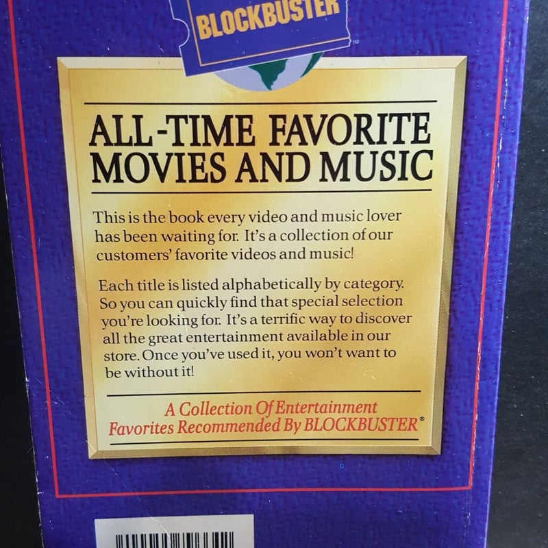 Blockbuster all-time favorite movies and music