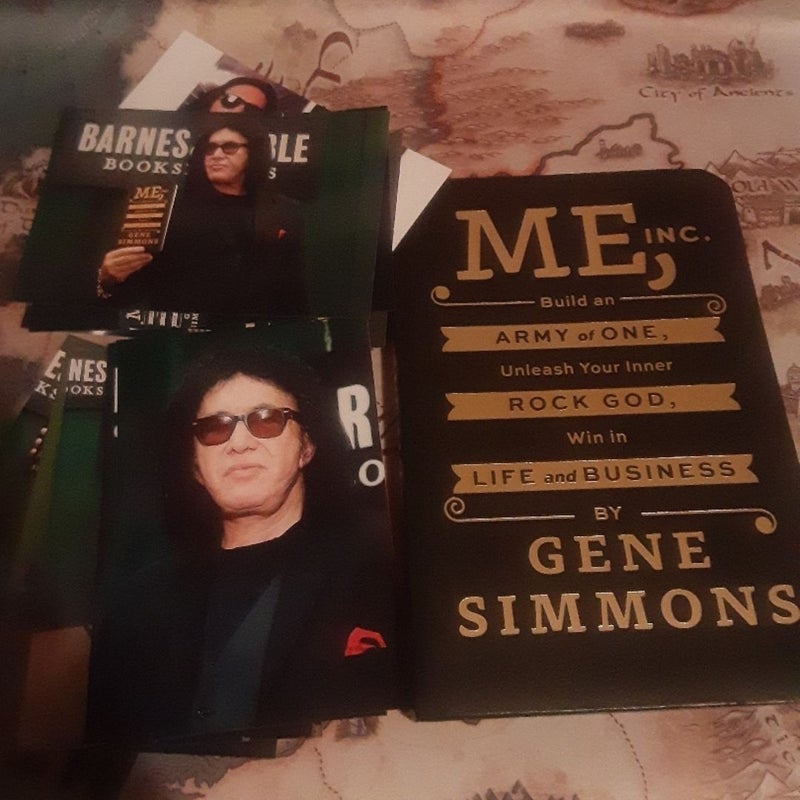 Selling Me Inc By Gene Simmons (KISS) autographed 1st edition 2014 Signed Book + photos!