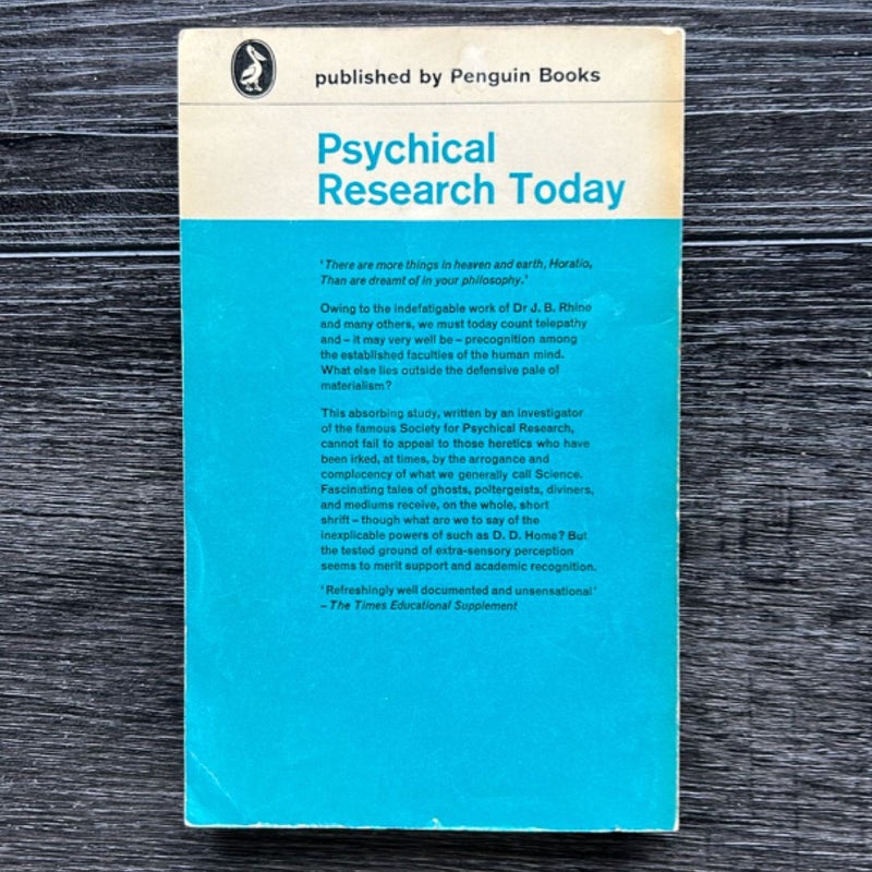 Psychical Research Today