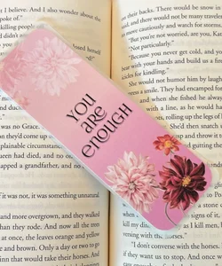 Floral Inspirational Bookmark 
