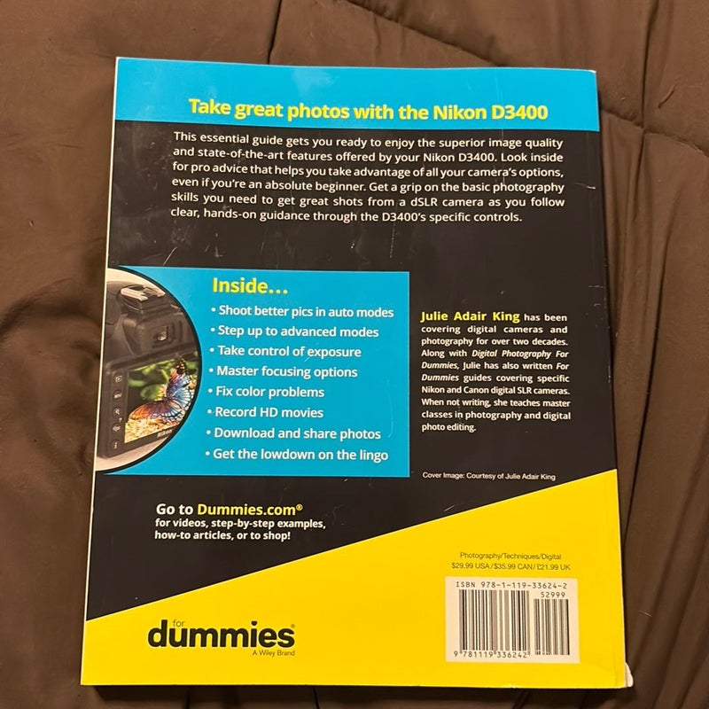 Nikon D3400 for Dummies