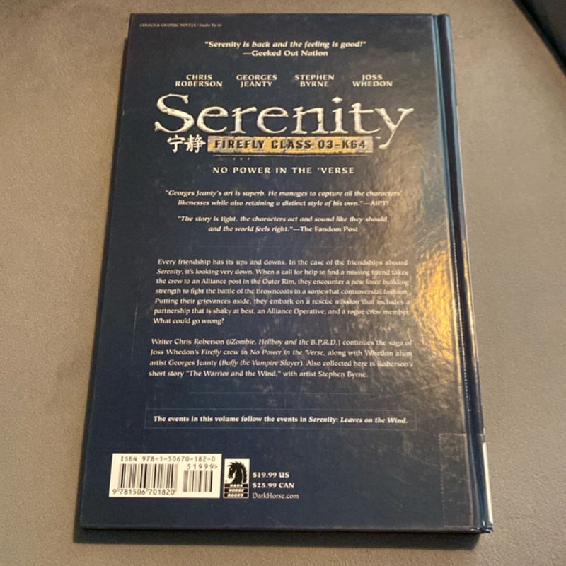 Serenity No Power in the Verse - NO RIGHTS