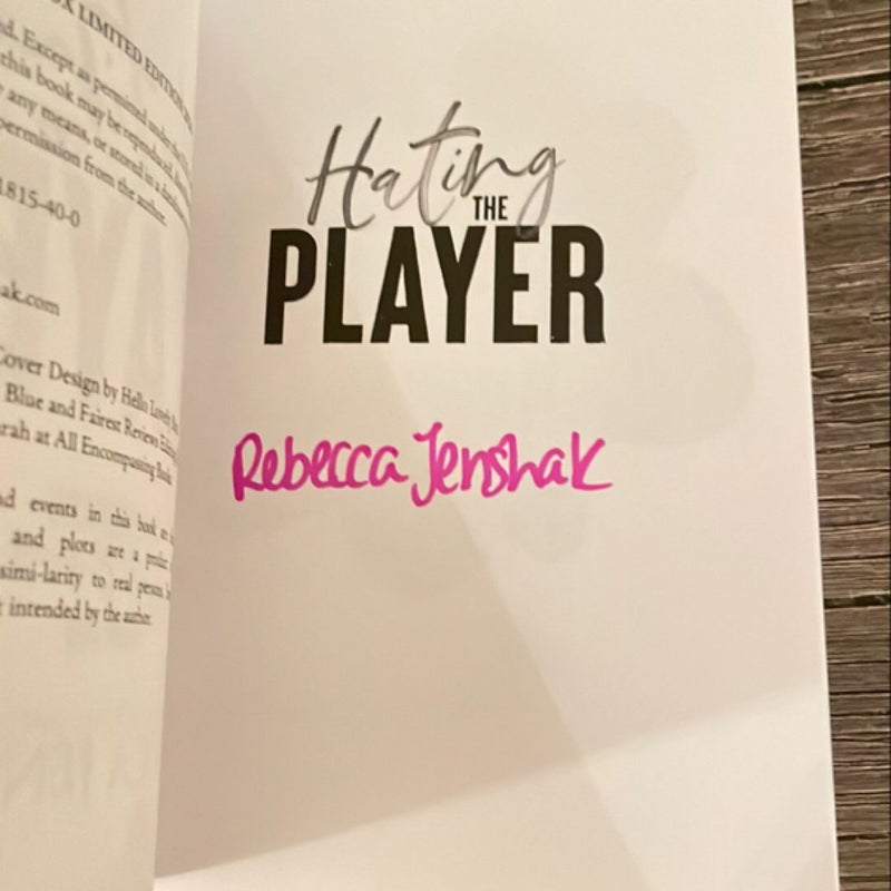 Hating the Player (Hello Lovely Box Edition)