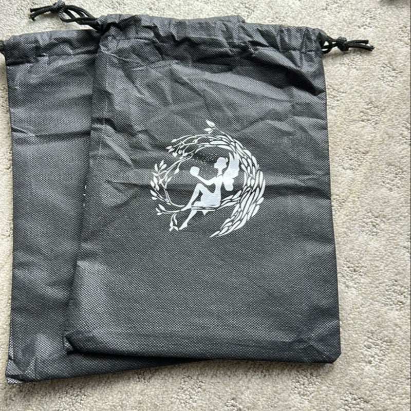 Three Fairyloot Black Book Bags