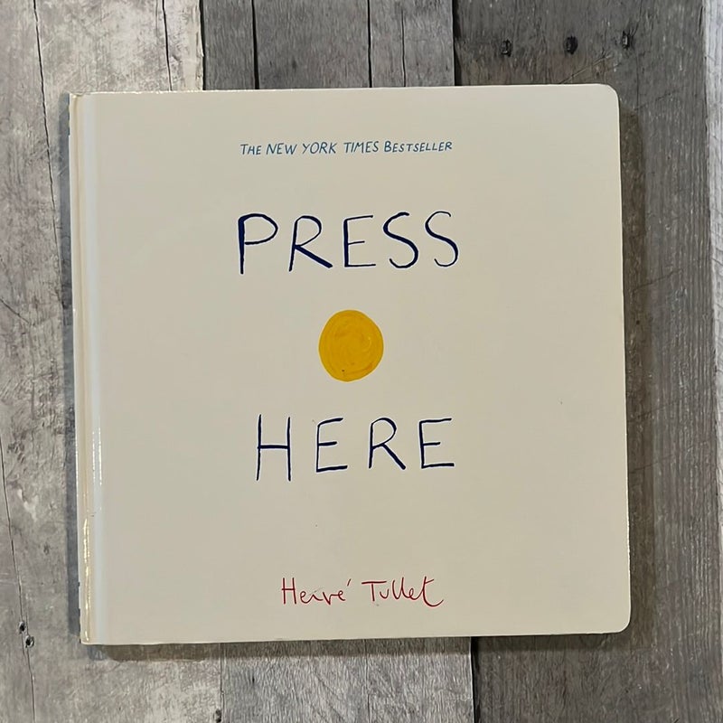 Press Here (Interactive Book for Toddlers and Kids, Interactive Baby Book)