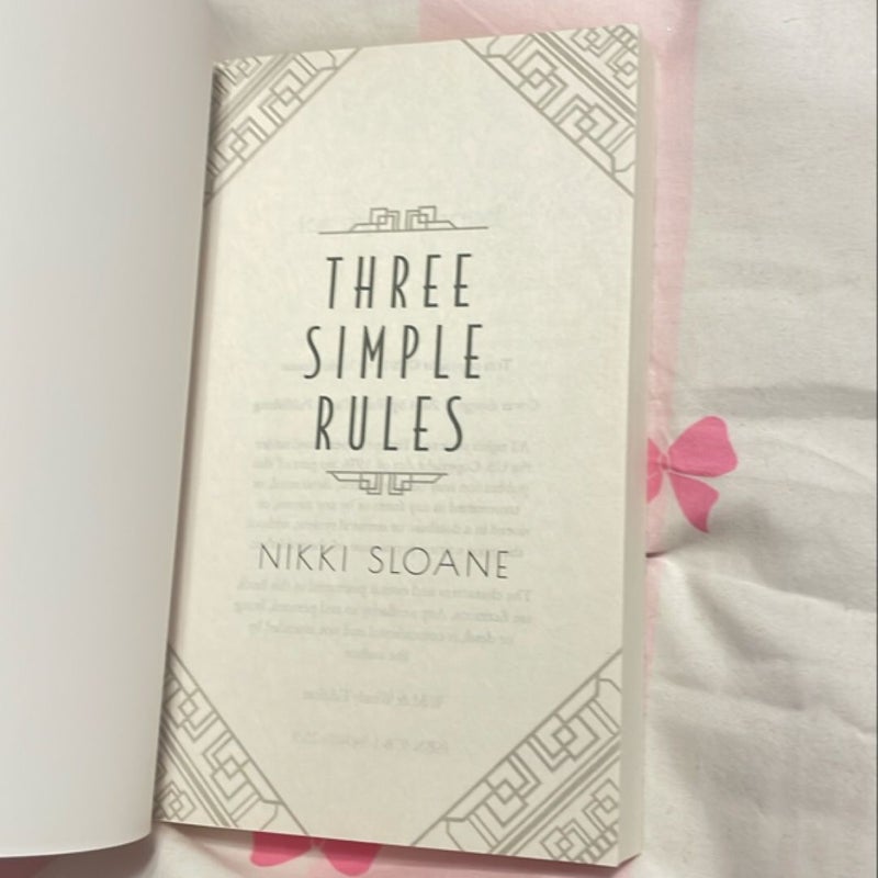 Three Simple Rules - Art Deco